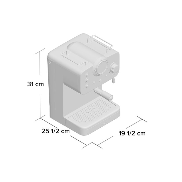 Swan Retro Pump Espresso and Coffee Machine & Reviews Wayfair.co.uk